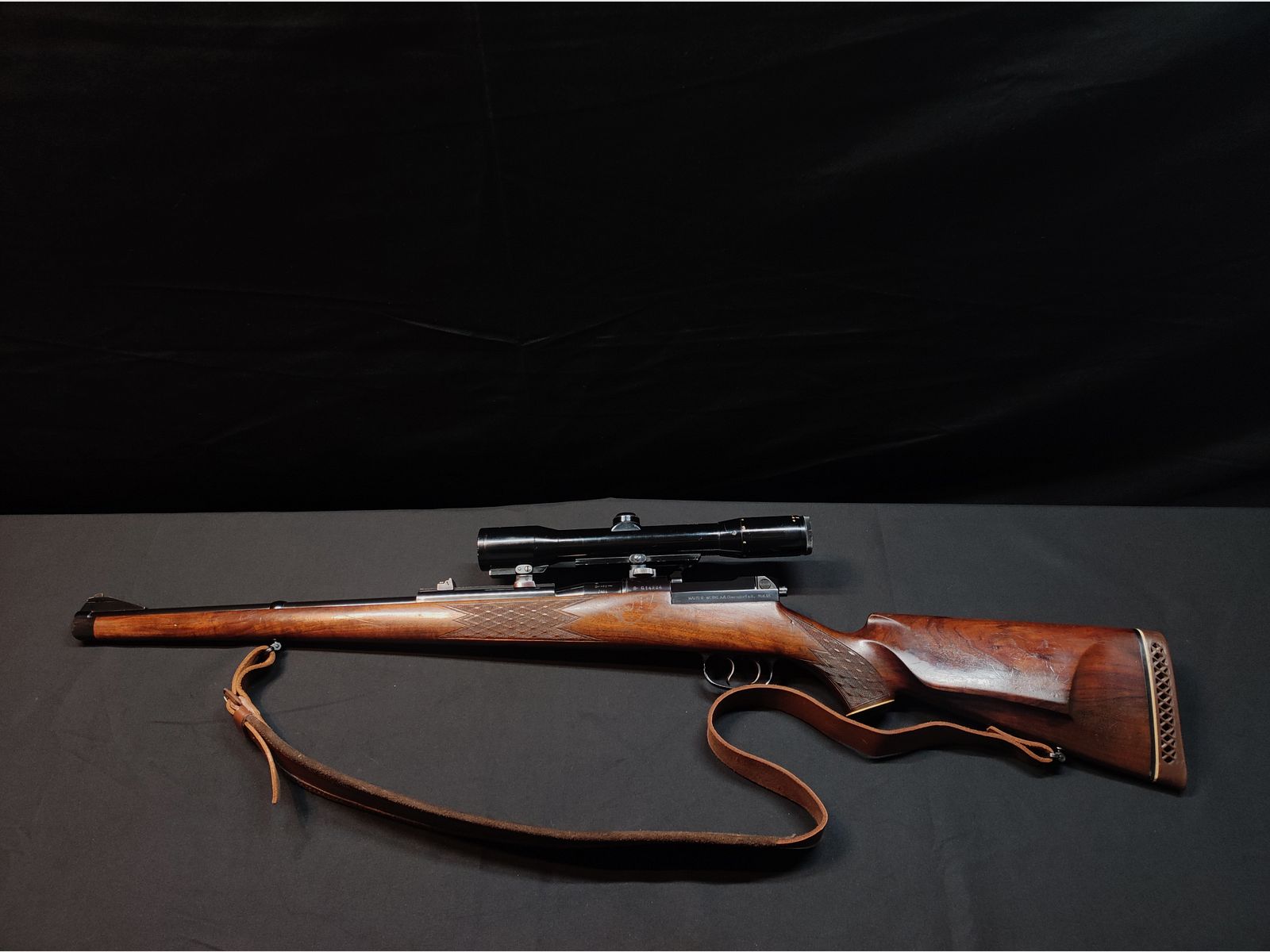 # Mauser Mod. 66 bolt-action rifle caliber 7x64 with Zeiss Diavari-D 1.5–6x – good condition – incl. 139 rounds hunting ammunition