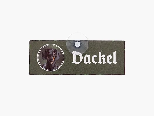 Wilde Hilde Autoschild Kurzhaardackel