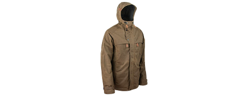 Waldkauz STEINKAUZ Wachsjacke "Regensegen", Khaki