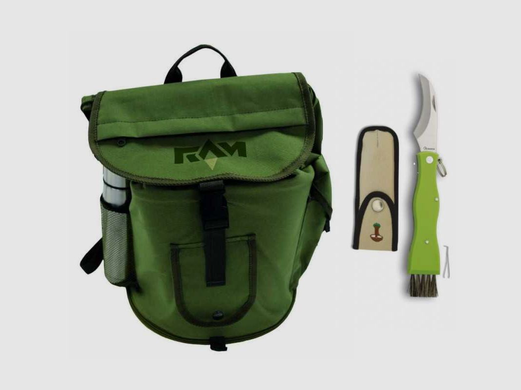 KIT RUCKSACK PILZE RAM + Messer, Bild 1 von 2