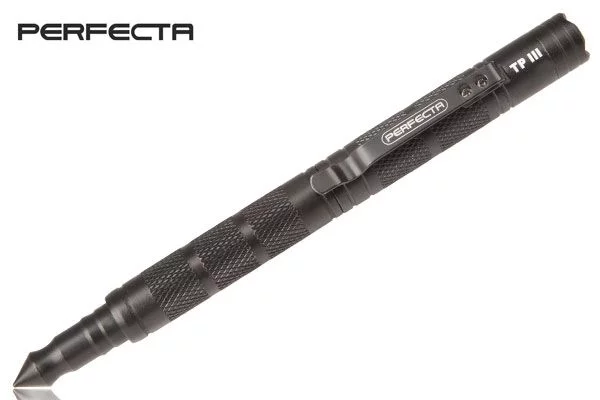 Taktischer Kugelschreiber mit LED-Taschenlampe Perfecta TP III, Bild 2 von 10