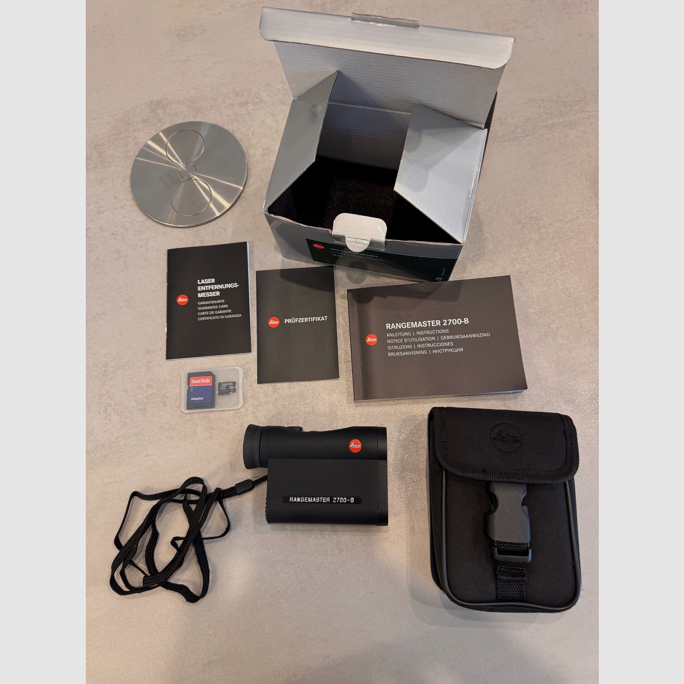 LEICA Rangemaster CRF 2700-B mit Tasche