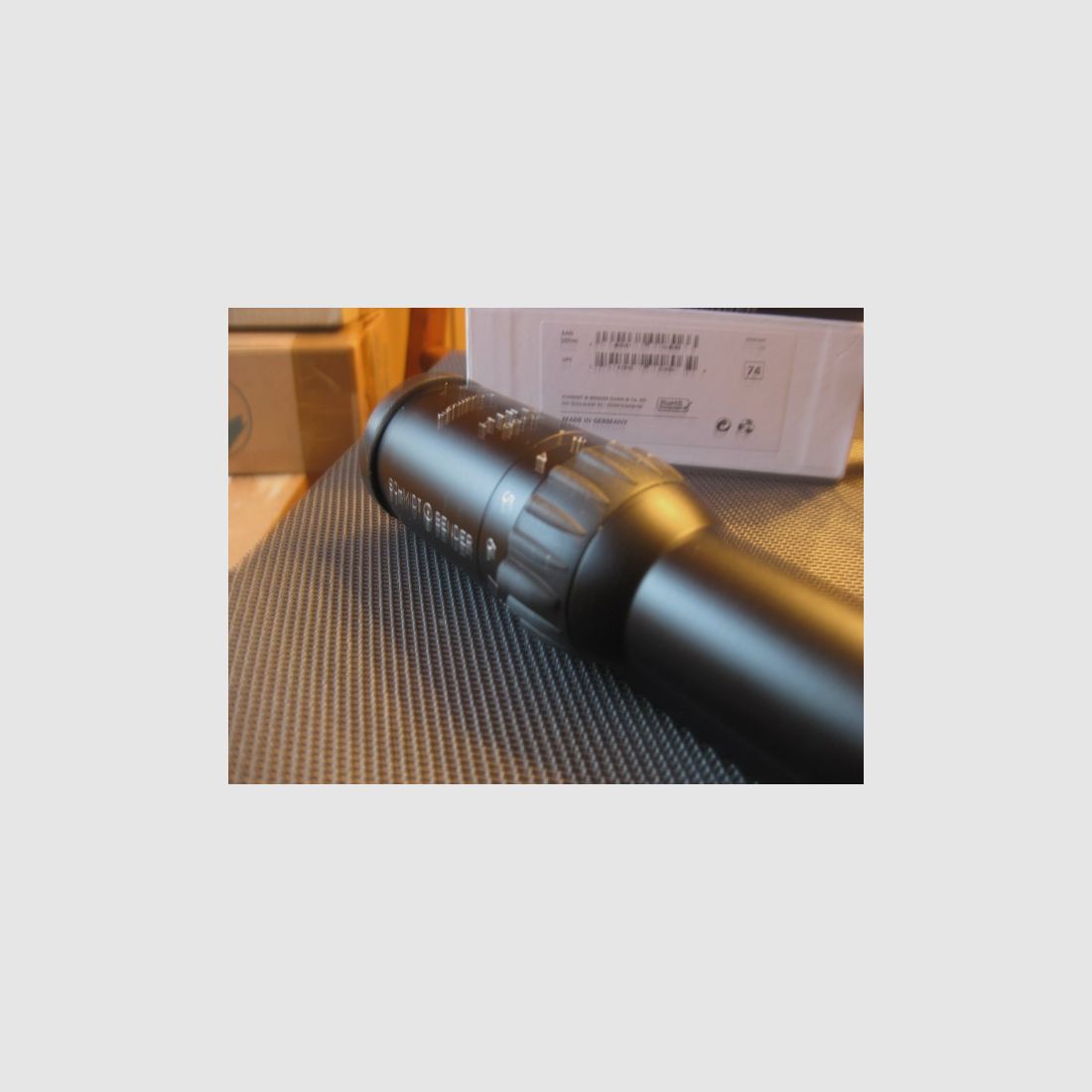 NUEVO "Hecho en Alemania" = Schmidt&Bender Zenith 3-12x50 LMZ (=¡riel interno ZEISS!) con retícula FD7 similar a la retícula ZEISS de los 60!! SIN Blaser-Swarovski-Mauser-Merkel-Leica-GPO-Kahles