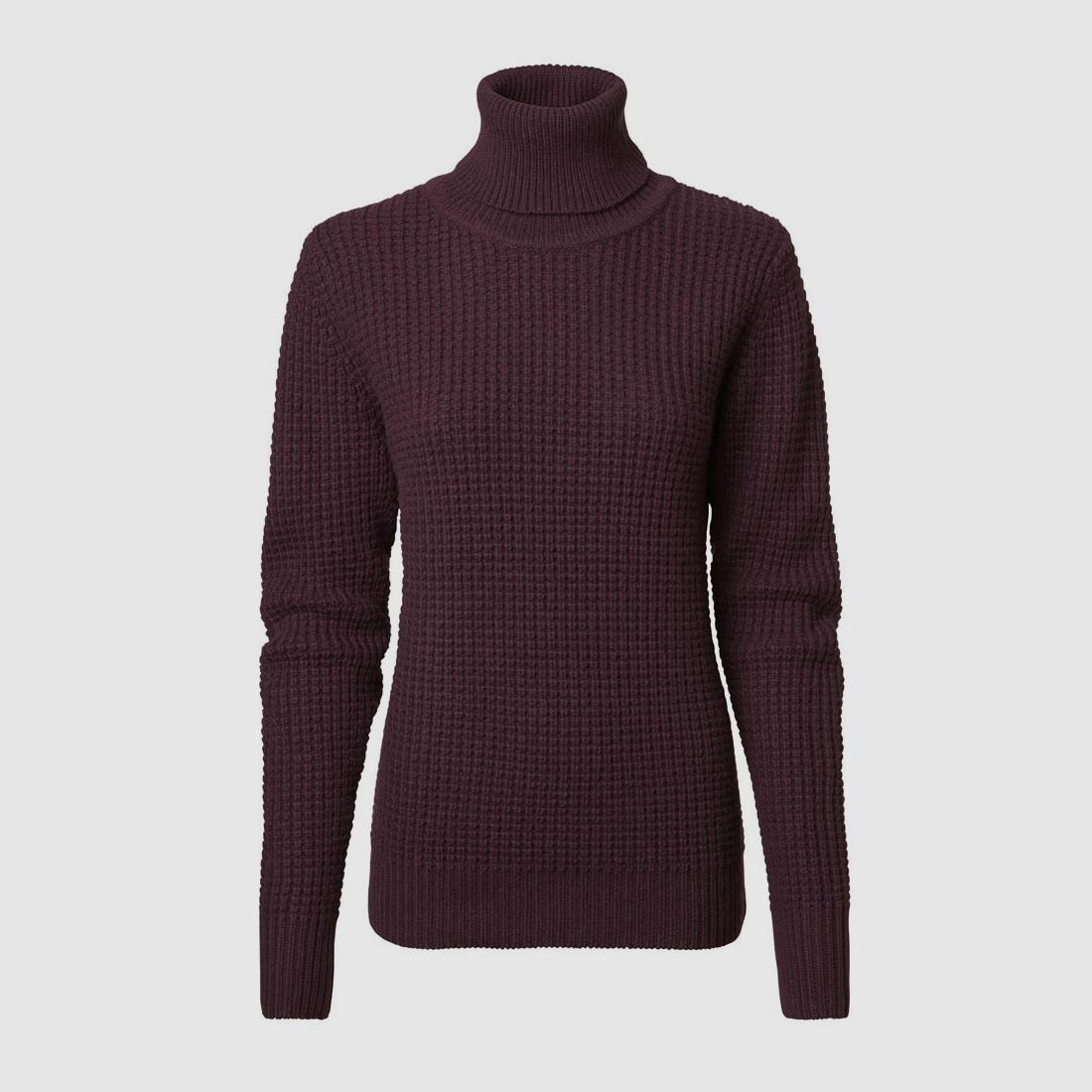 Chevalier Rollkragen Cherry Wine Red