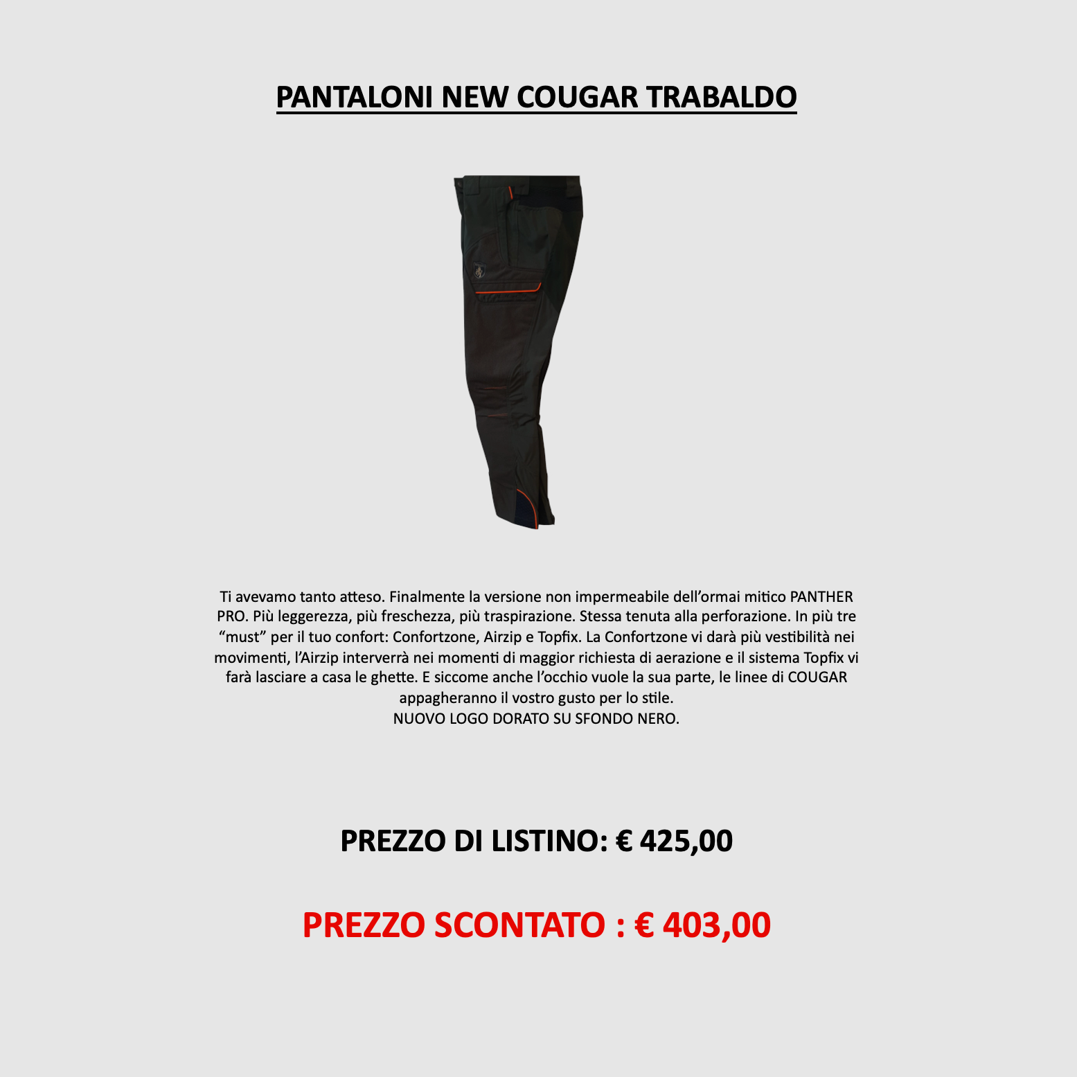 TRABALDO – NEW COUGAR, Bild 7 von 7
