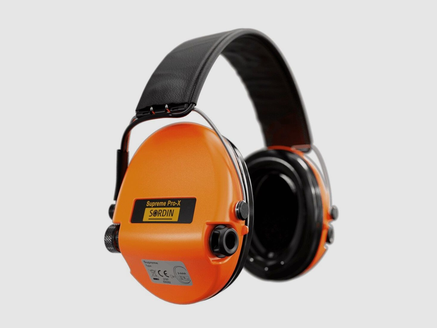 Sordin Supreme Pro X Oranje Leer V23