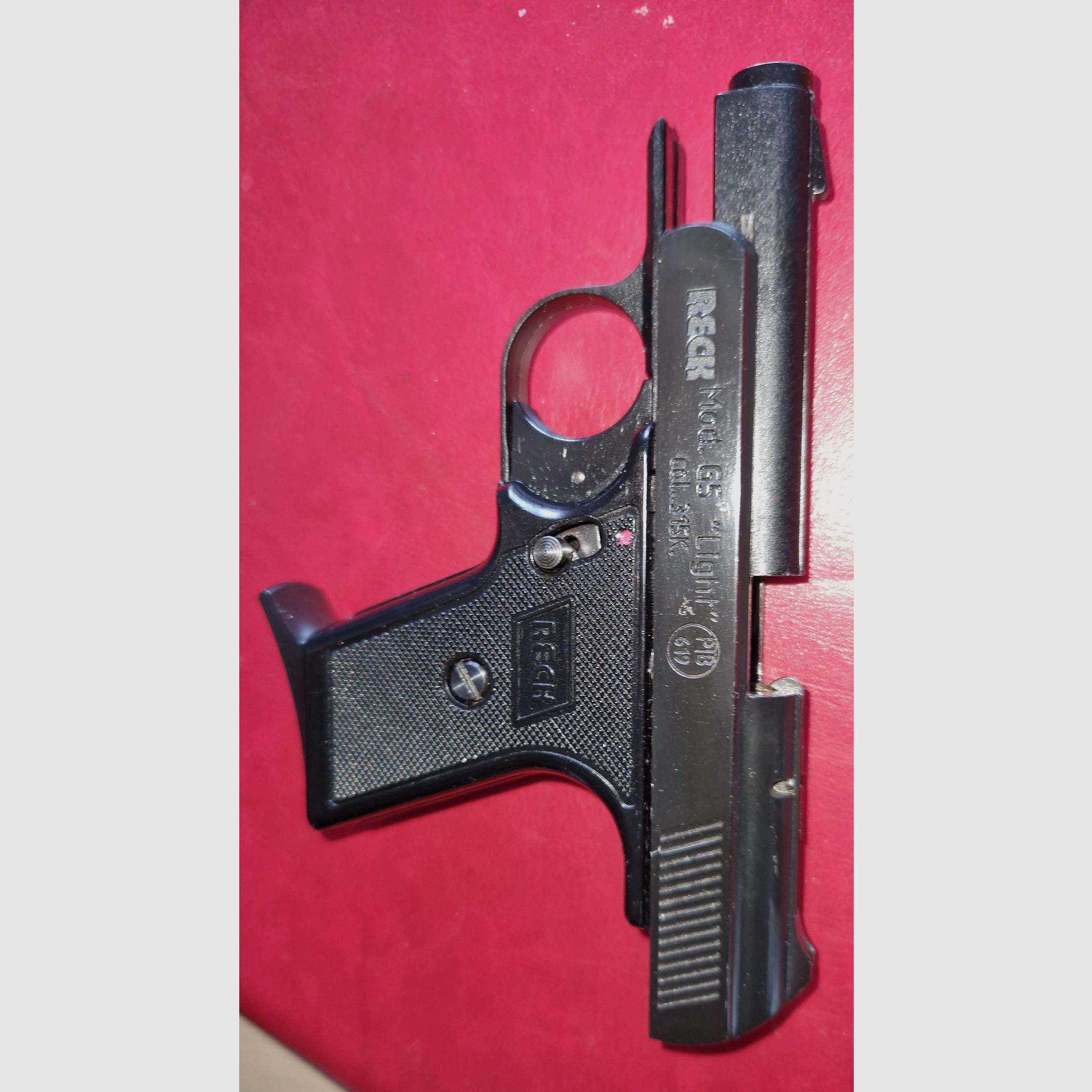RECK G5 LIGHT / without accessories / cal. 315 P.A.K. / PTB 619 / VERY OLD / BLANK GAS PISTOL NEW YEAR'S EVE SELF-DEFENSE COLLECTION !!!! ------> READ DESCRIPTION <----- !!!!