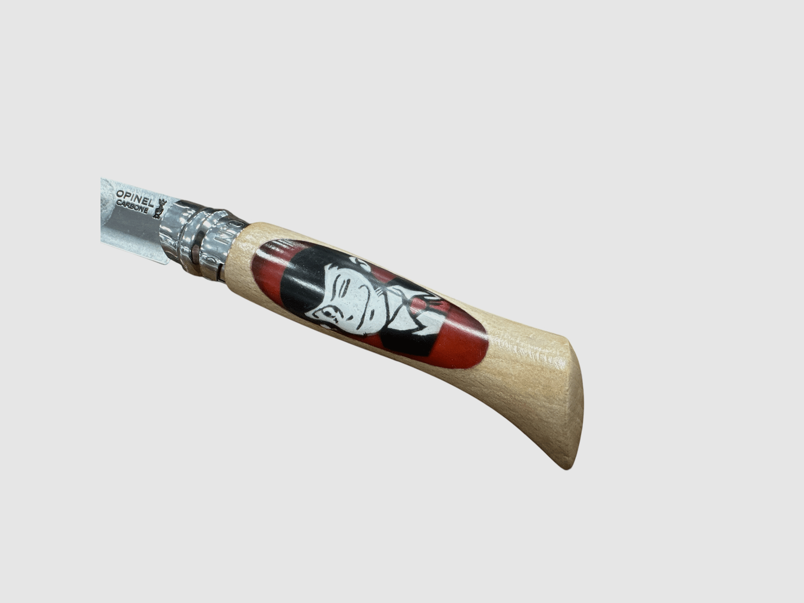 Messer – Opinel – N.9 Kohlenstoff handgefertigt mit Lupin III, Bild 2 von 4