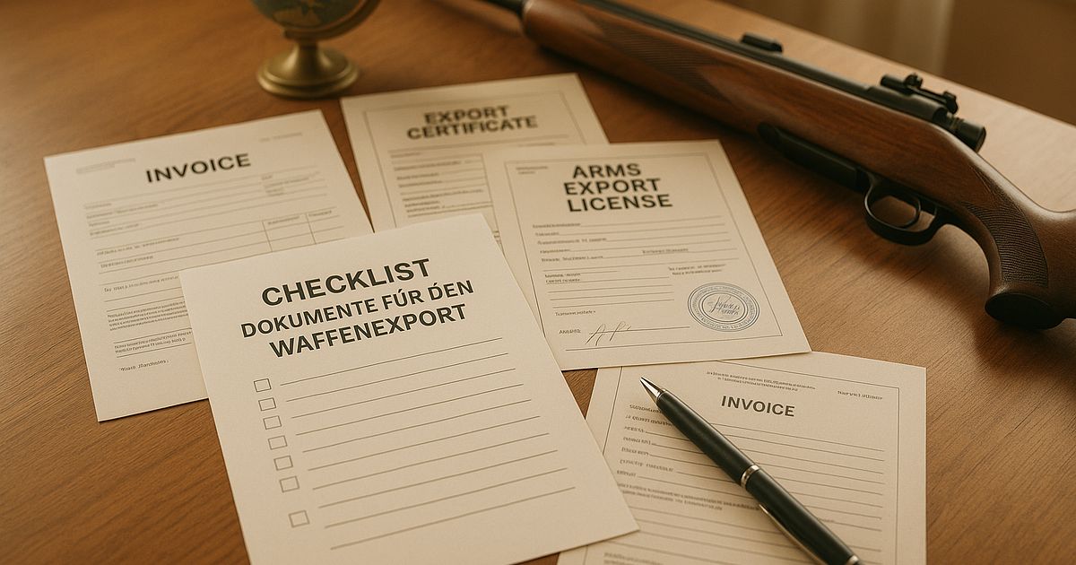 Checklist: Documents for Arms Export - Gunfinder
