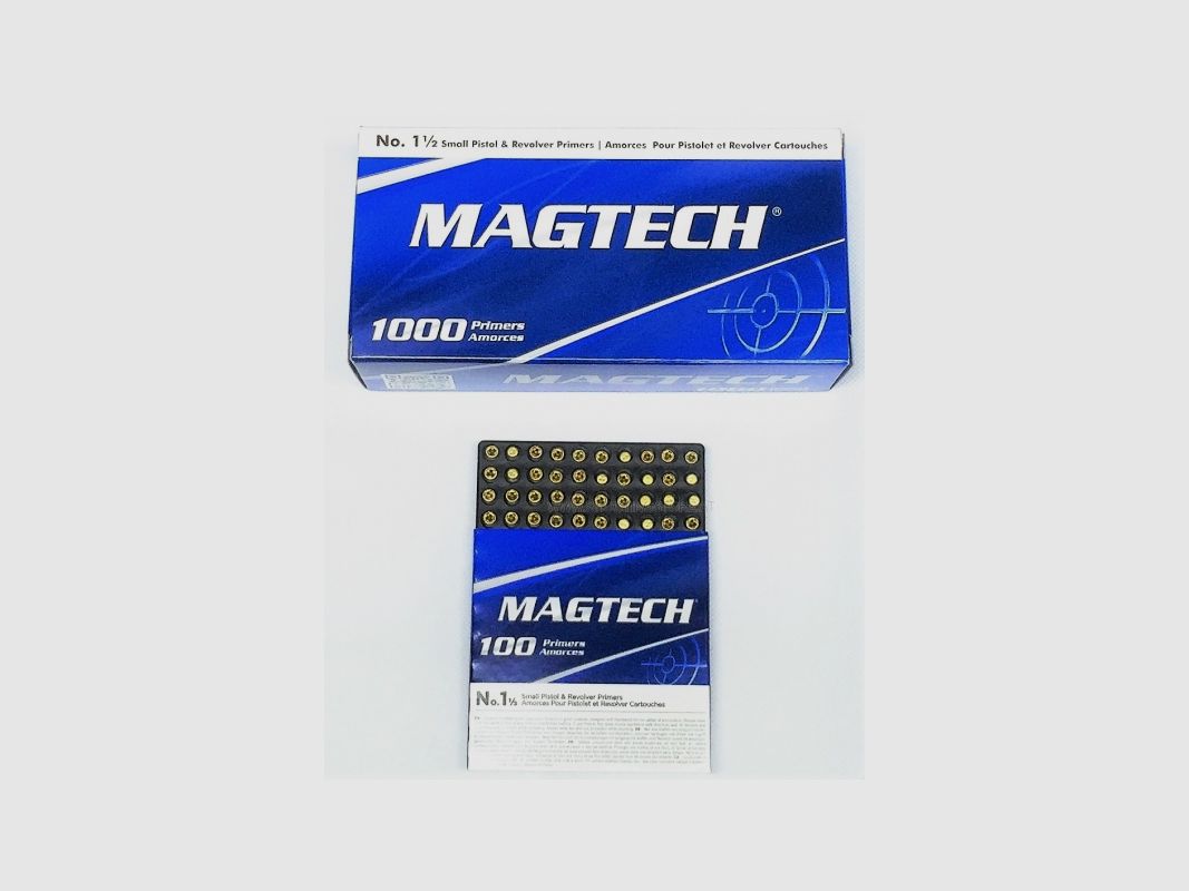 MAGTECH PERCUSORES PEQUEÑOS DE PISTOLA 1000 UDS