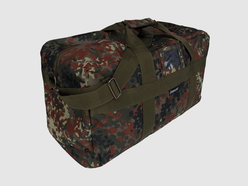 Airforce Tragetasche mit Schulterriemen / Gurt - 60 Liter - 65 x 33 x 28 cm - BW FLECKTARN