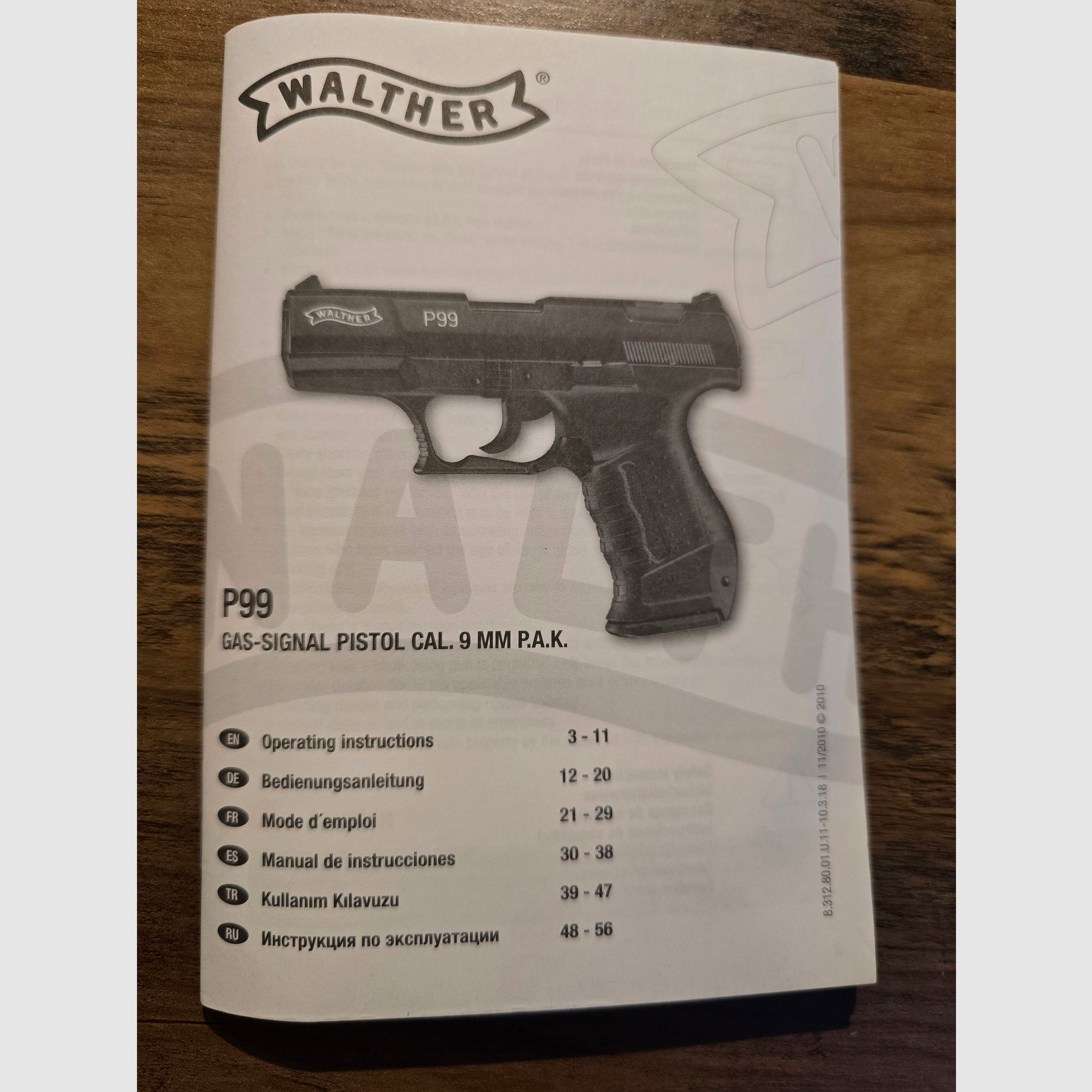 Walther P99 Gas Signal pstole cal 9mm P.A.K Nur Abholung!!, Bild 1 von 3