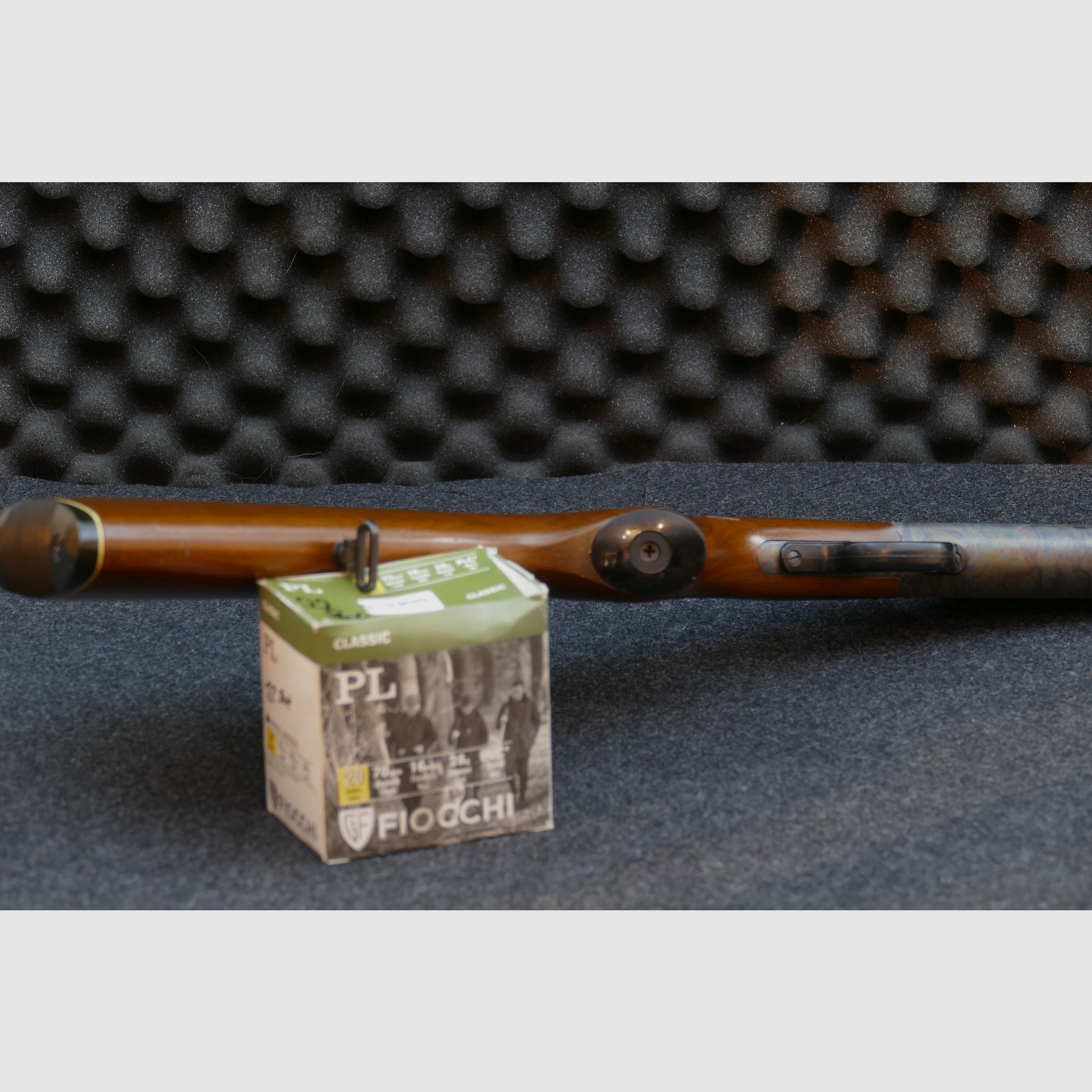 Savage Model 24 — Serie P, Bockbüchsflinte, 22WMR, 20/70, Bunthärtung, einfache Optik - Sammlerzustand