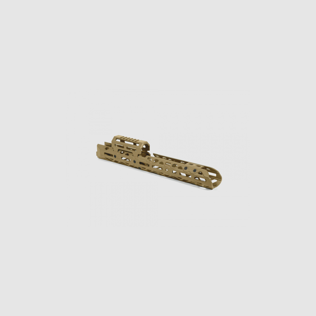 KPYK Langer AK M-LOK Handschutz mit kurzem Gasrohrcover CRC 1U004A Coyote Tan