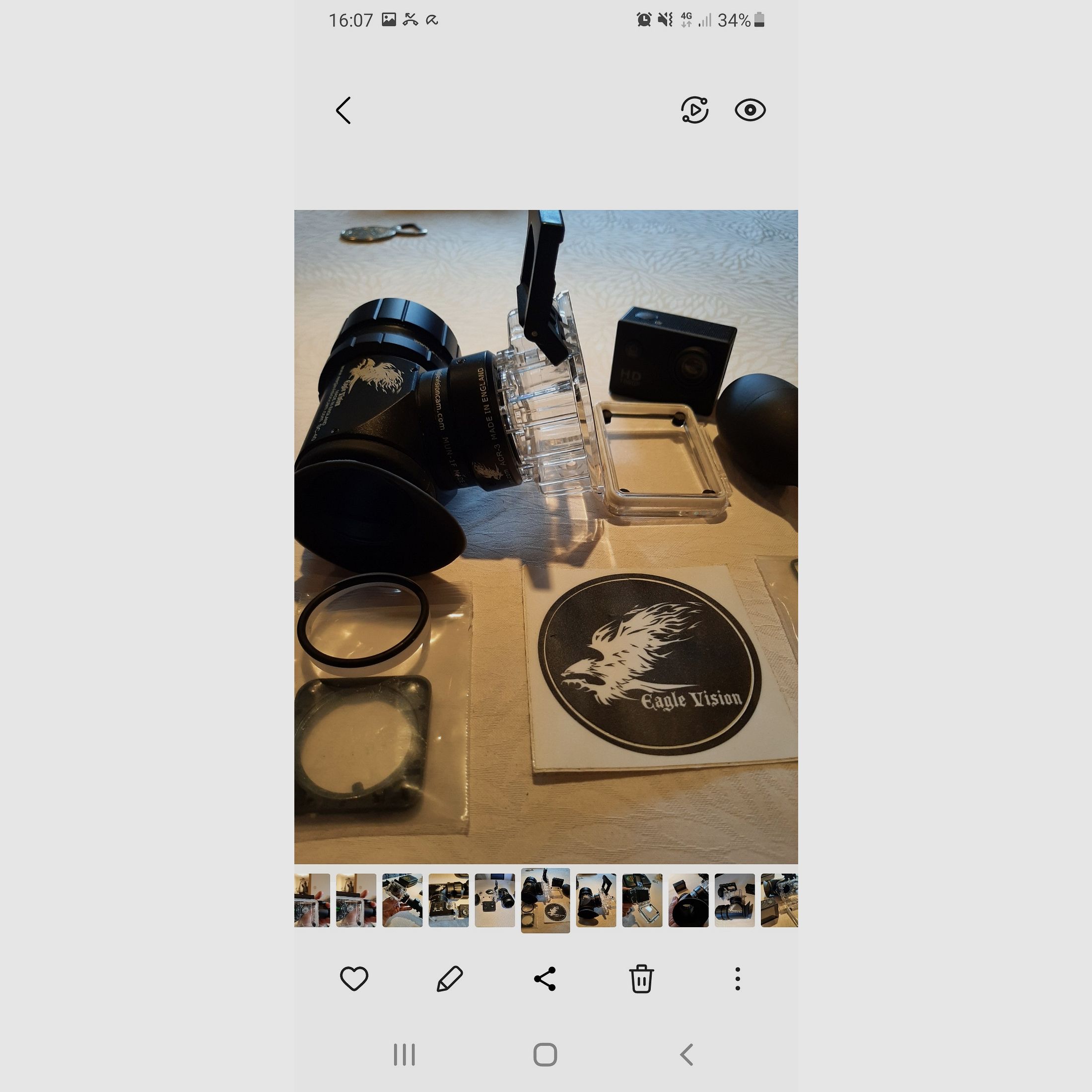 Adapter für Zielaufnahmekamera  Eagle-Vision-Cam aus England SC-40