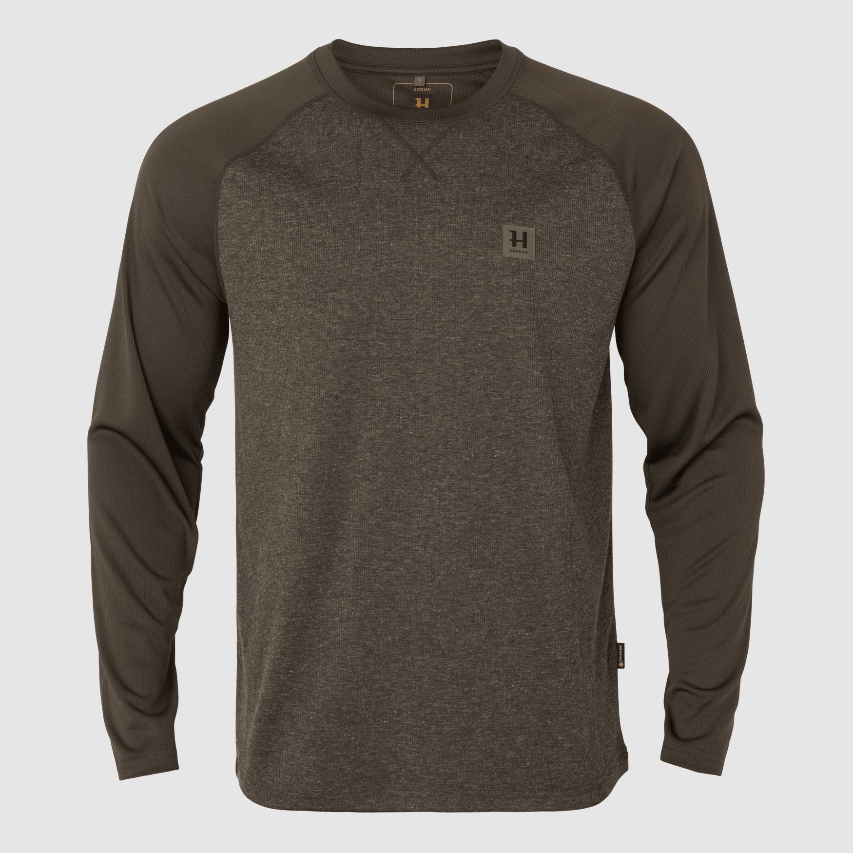 Härkila Kodiak CleverWool L/S T-shirt Uomo Verde Caccia Scuro XXL