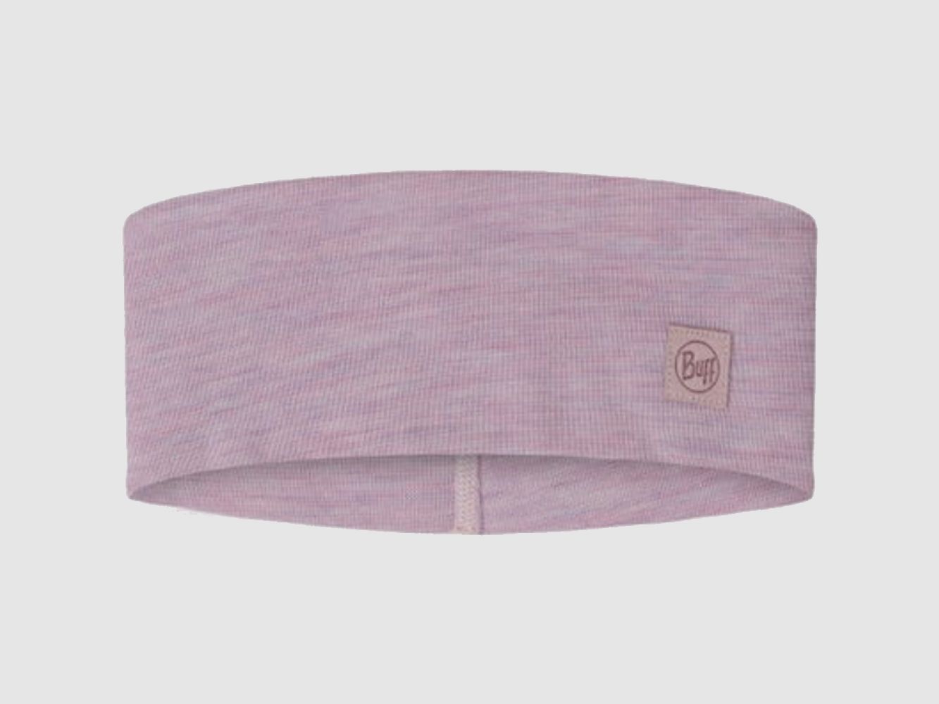Fascia Buff in lana merino Wide Lilac Sand