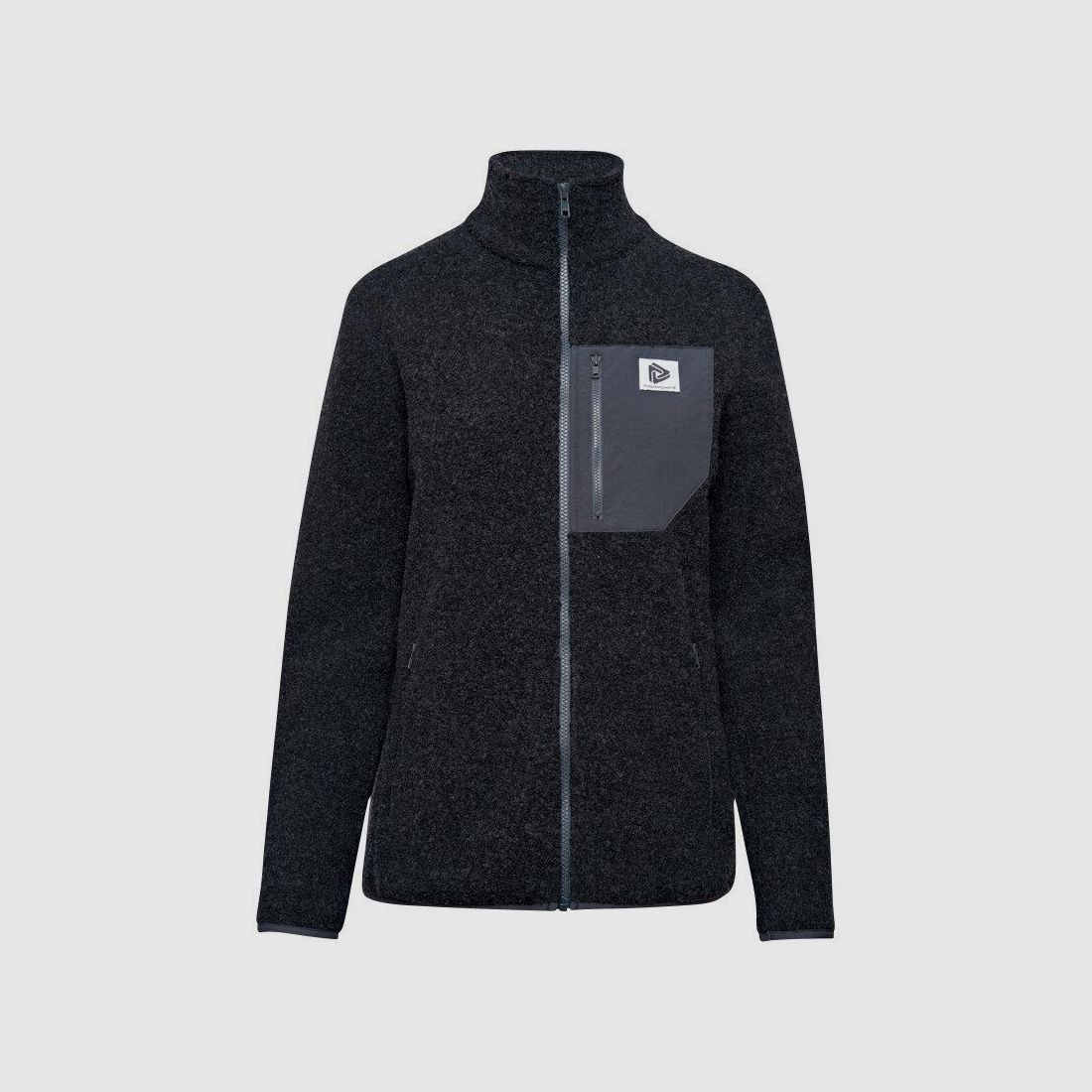 Renew Merino Jacket Damen, m. Reißverschluss (Anthrazit)