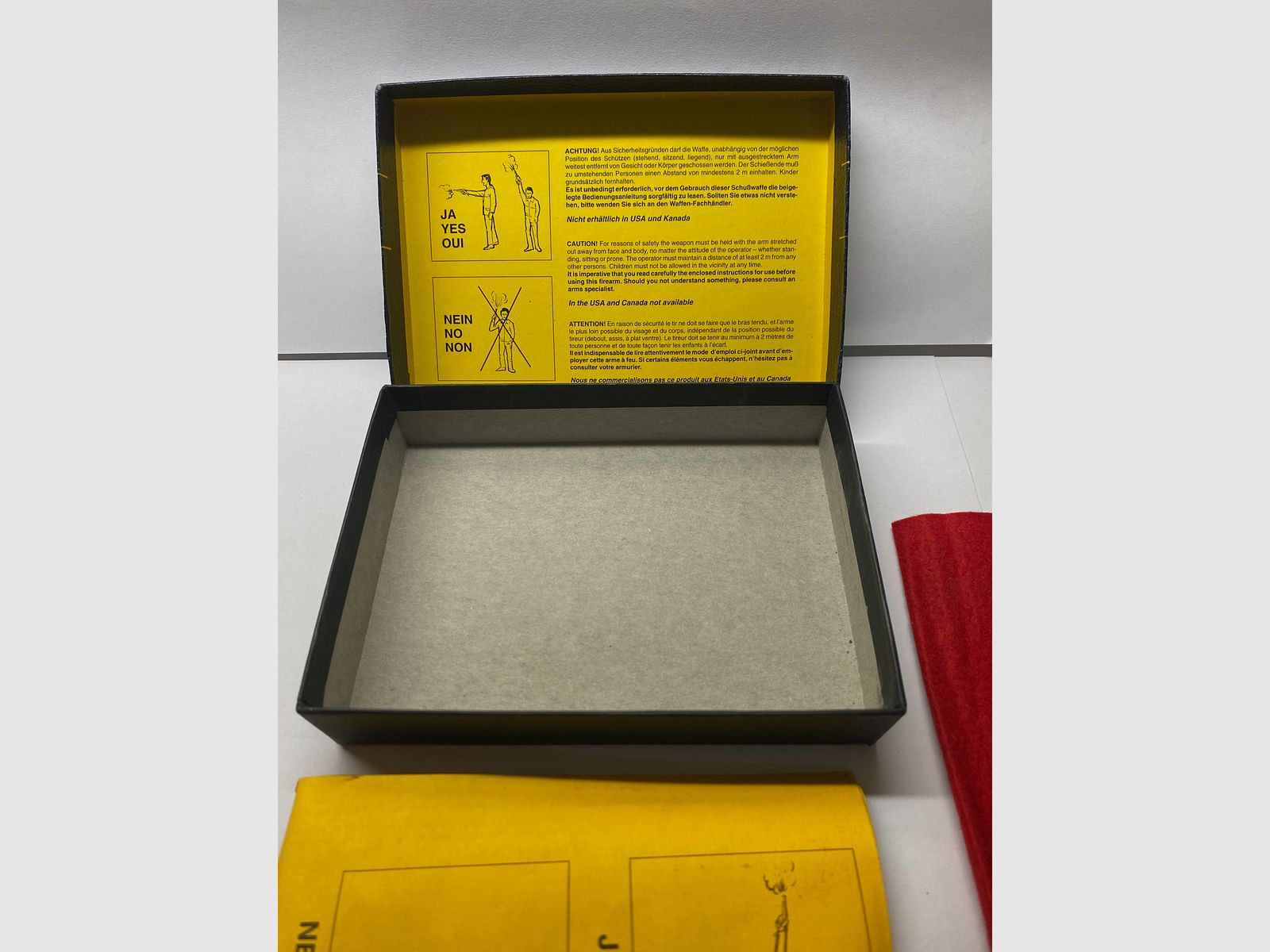 Rhöm RG 70 blank firing gun original packaging instructions