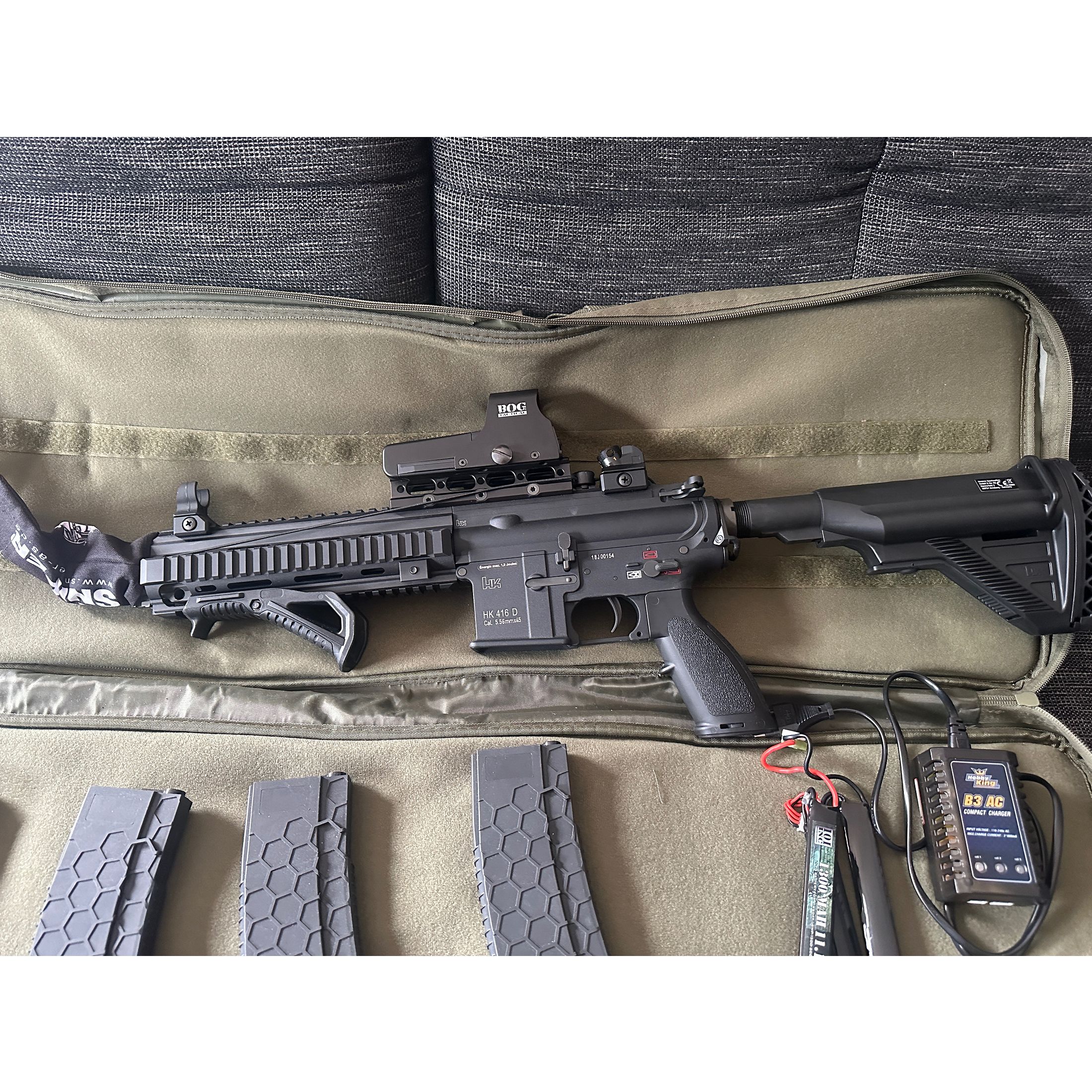 Umarex HK 416D CQB S-AEG  Einsteigerset 1,3J