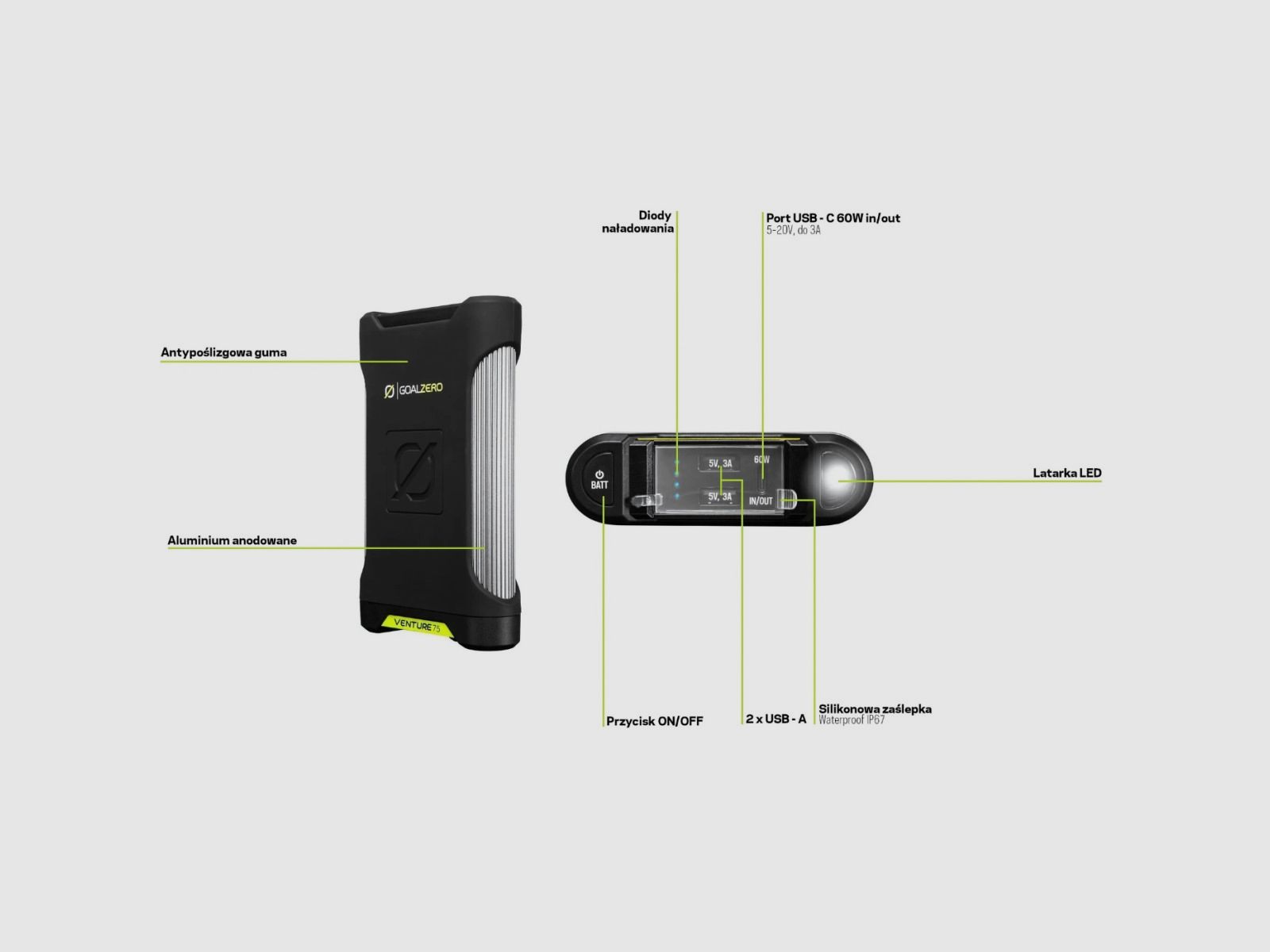 Goal Zero – Venture 75 power bank, image 5 of 8