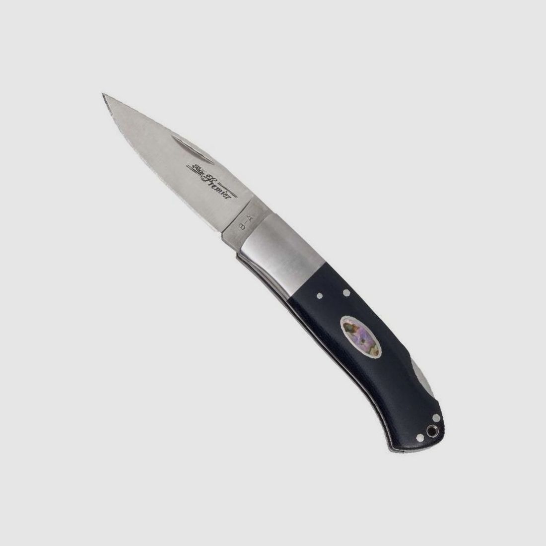 Cuchillo de bolsillo Moki Messer S Micarta HP-30MI conforme a la 42a legal para llevar