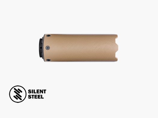 SILENT STEEL Suppressor Safe-Guard Heat Shield Compact Streamer FDE