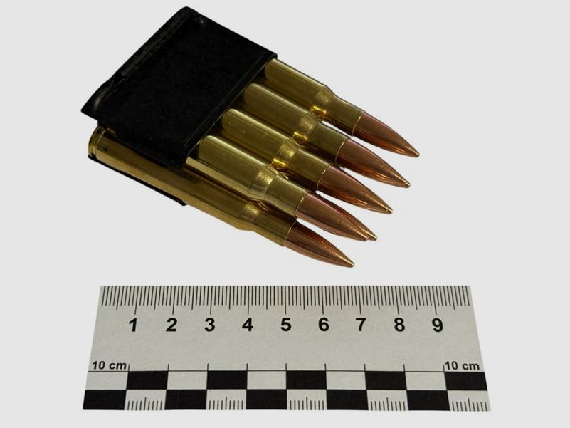 Dekommunition .30-06 Springfield – 8 cartridges in original Garand clip