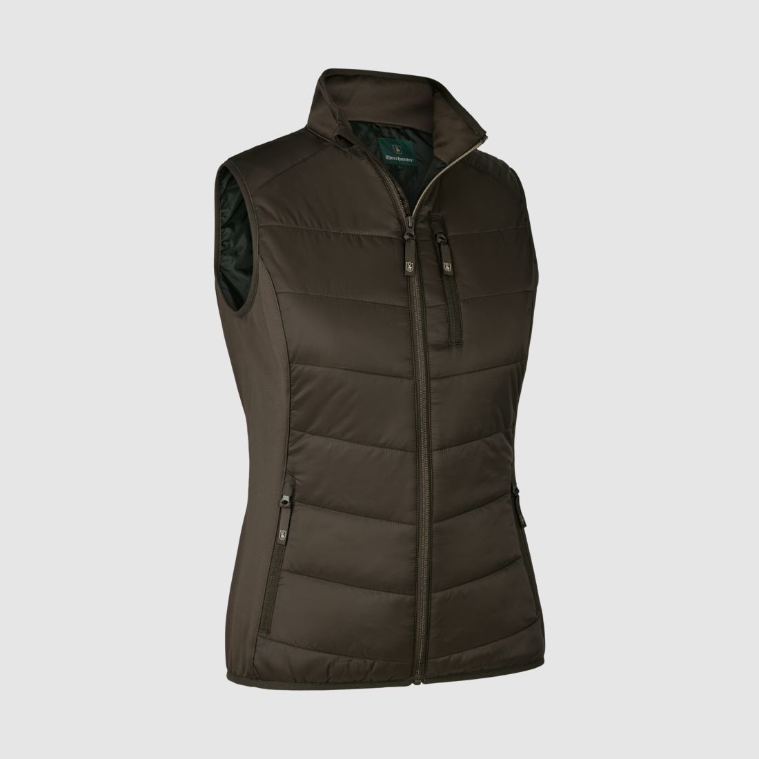 Lady Heat padded vest - Wood - Women's size: 34