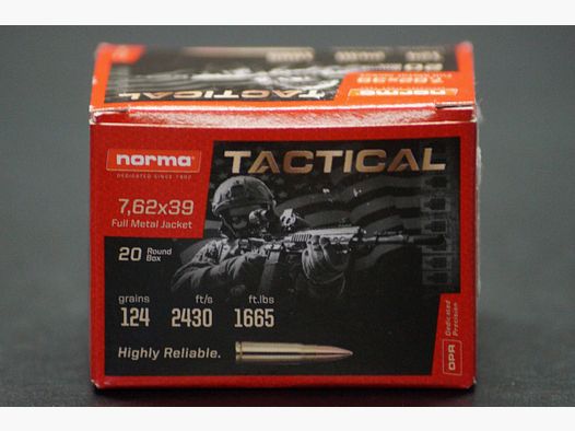 Norma 7.62×39 Tactical