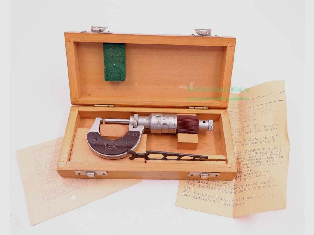 Divers fabricants de jauges à vis Microfix 0-25mm