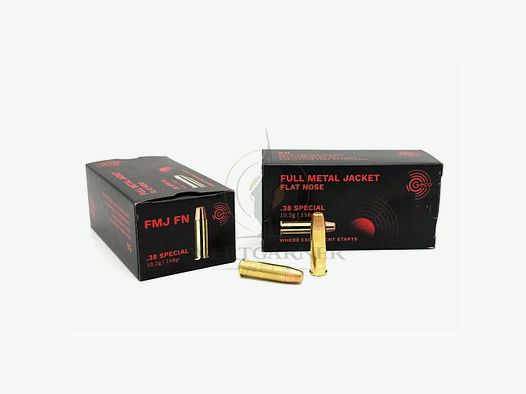 GECO .38 Special Full Metal Jacket Flat Nose 10,2g/158gr