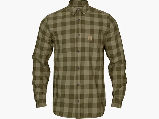 Härkila scandinave olive à carreaux foncés chemises de chasse et de loisirs pour hommes