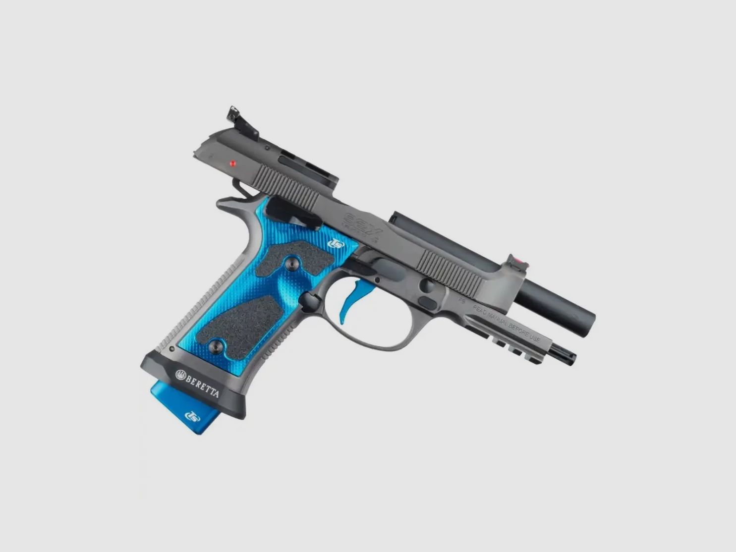 Beretta 92X Performance Optic Dark Series Blue Full Optional Pistola Semiautomatica Cal. 9 mm Luger – 20 Colpi