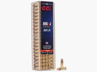 CCI .22lr MINI MAG verkupfert - 40gr/2,59g (a100) #1235FP
