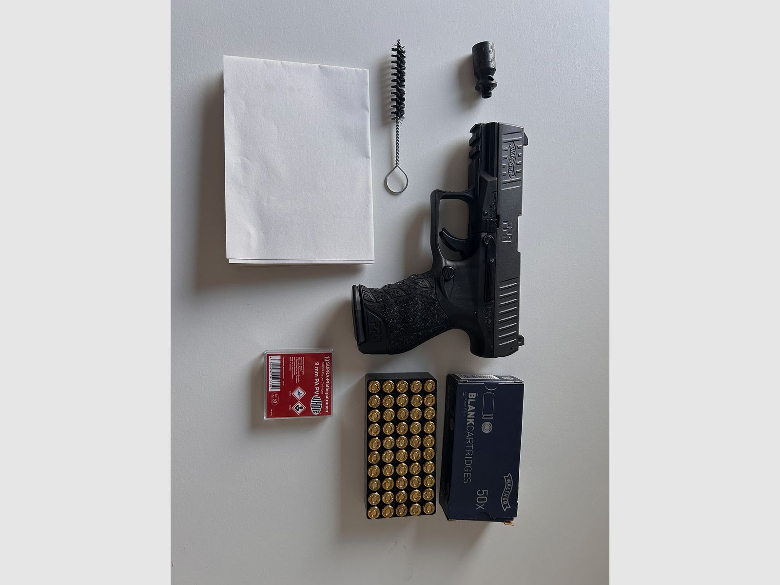Walther PPQ M2 (blank firing) (with accessories) (9mm) (condition: very good)