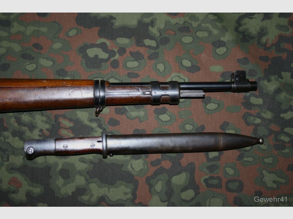 Mauser 98k complete nrgl. including bayonet