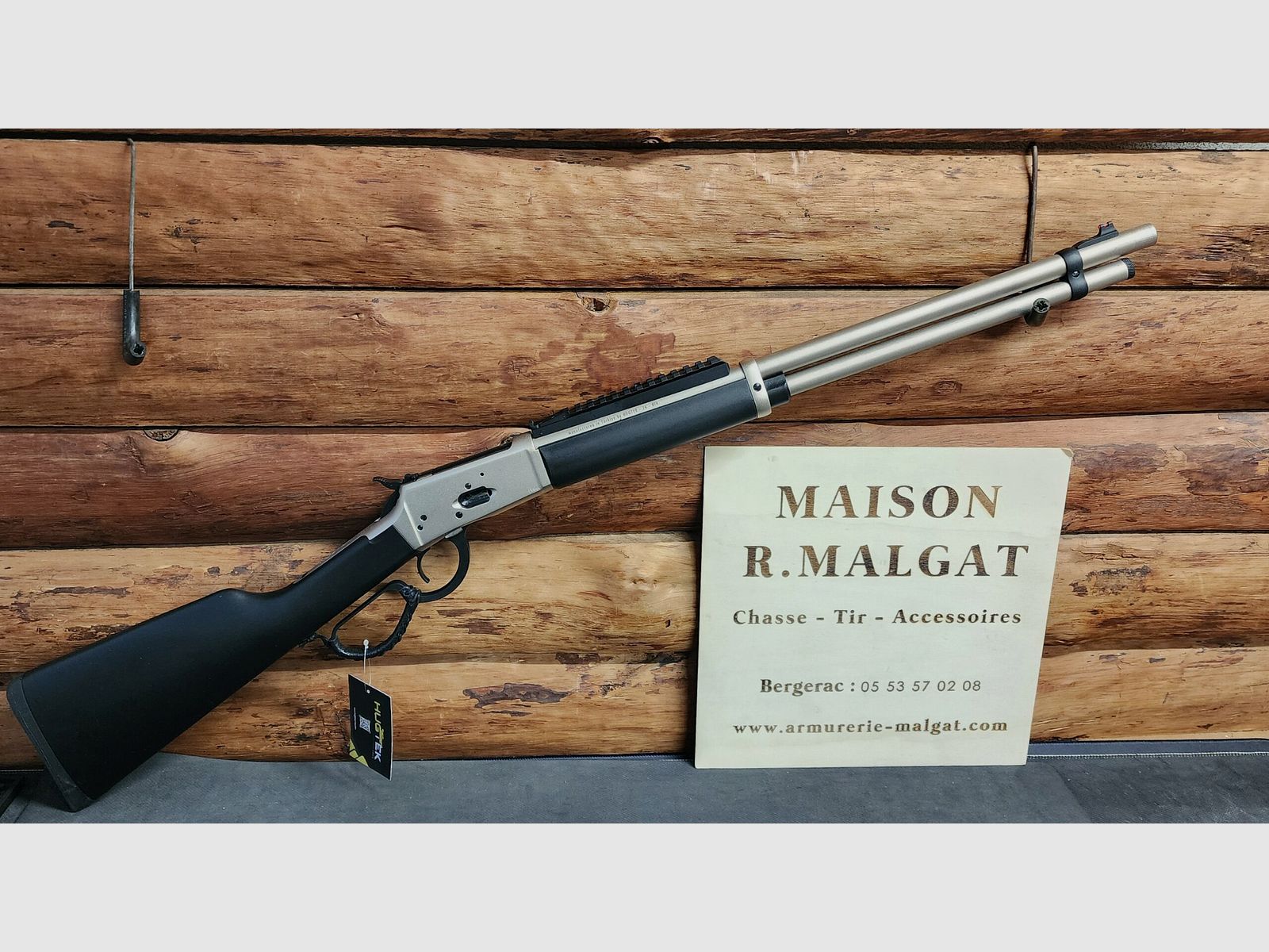 HUGTEK LVR SSN Nickelé 20" cal.44 Rem Magnum (auf Lager), Bild 1 von 9