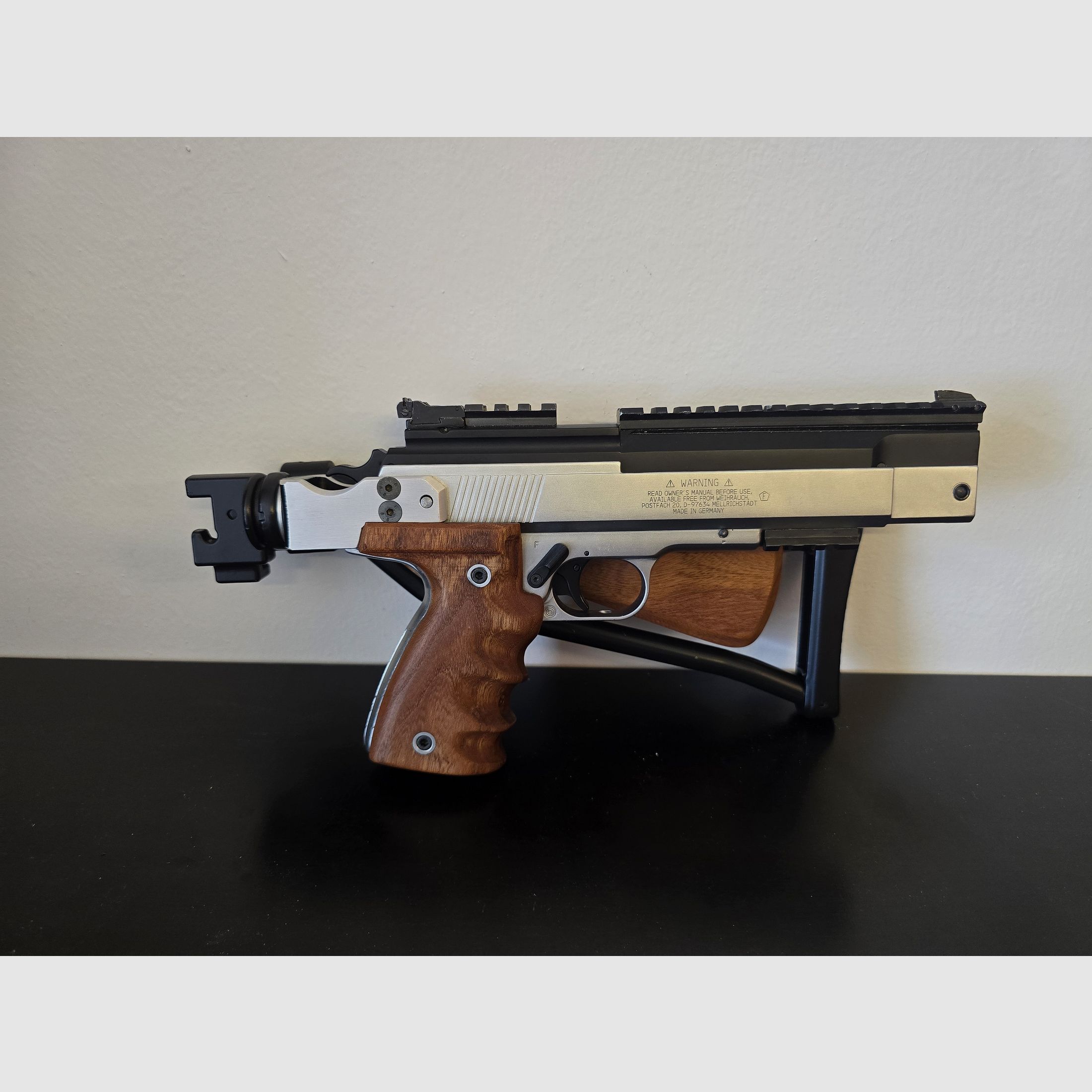 Weihrauch HW 45 Custom Carbine (Cal. 4.5mm) – With folding stock & Weihrauch scope – Top condition!