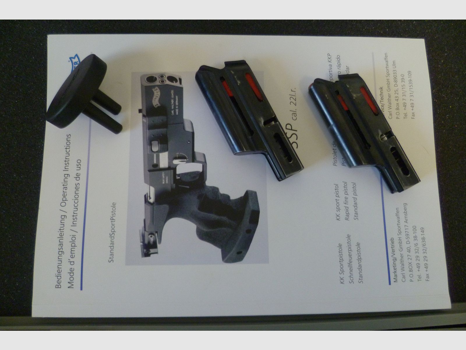 Sportpistole Walther SSP .22lr.