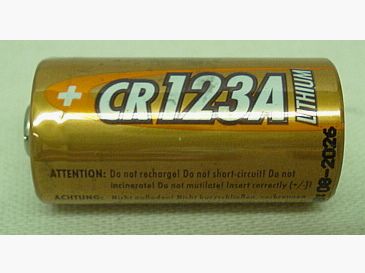 Batterie CR123A - Alcaline
