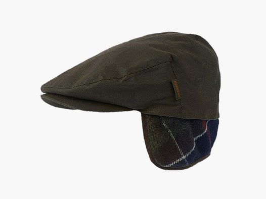 Barbour Cheviot Tartan Mütze Olive - S