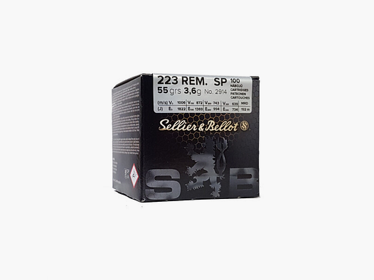 Sellier & Bellot SP 55gr .223 Rem (100 szt.)
