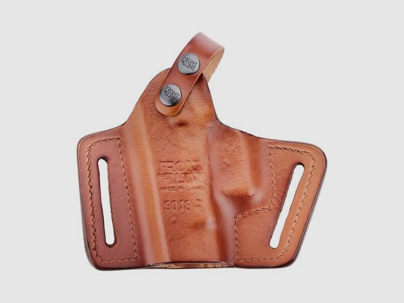 Front Line Holster Pancake Leder Half Size Glock 17/22/31