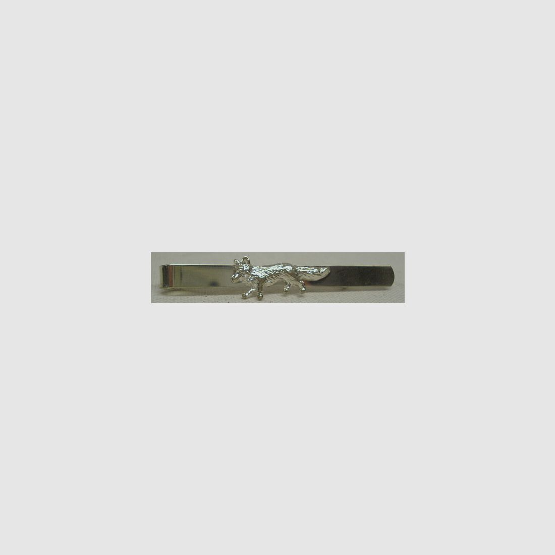 Krawattenschieber Fuchs - 60mm,versilbert