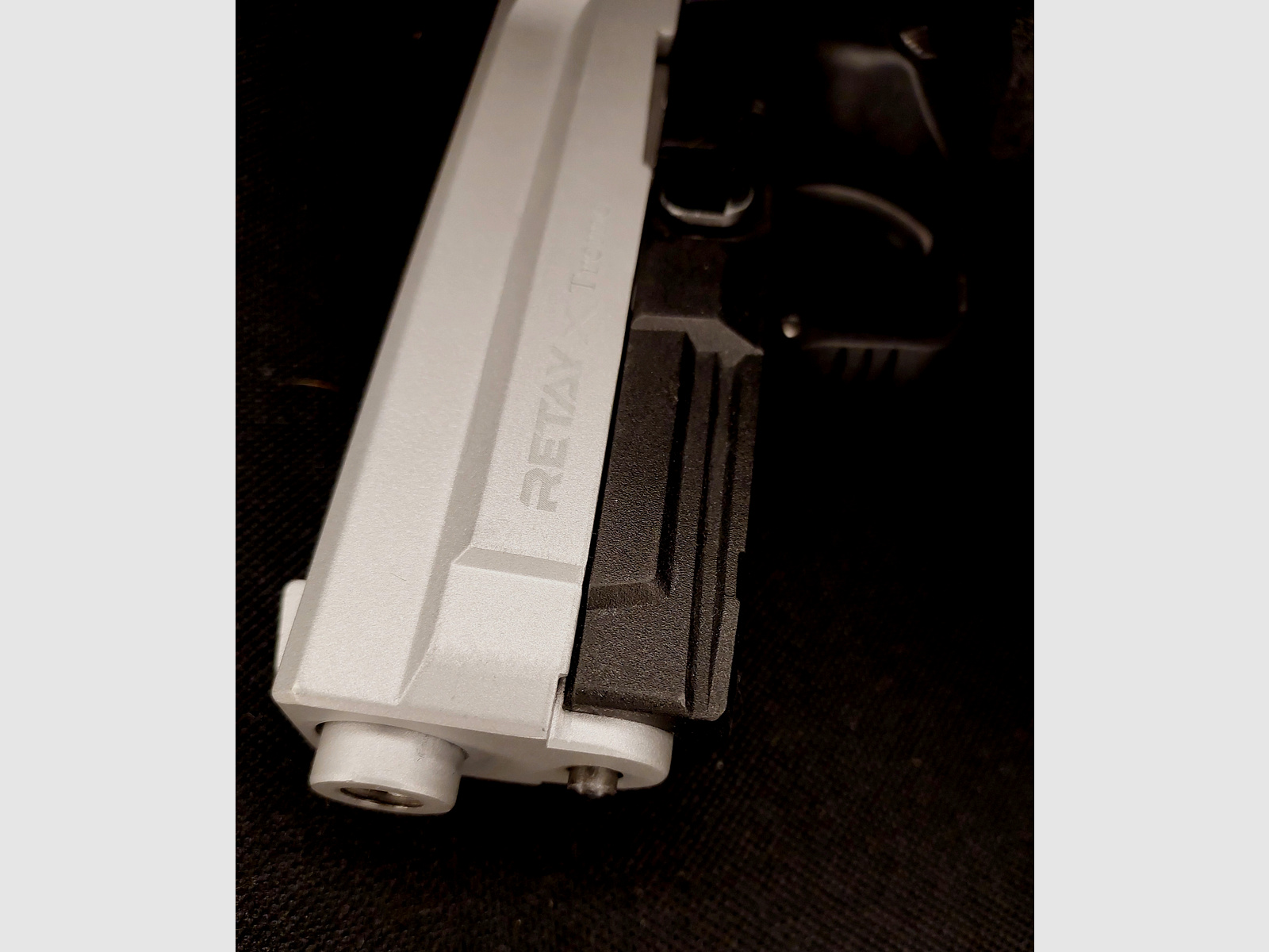 Retay X Treme pistolet alarmowy 9mm P.A.K. nikiel (PTB 1042)