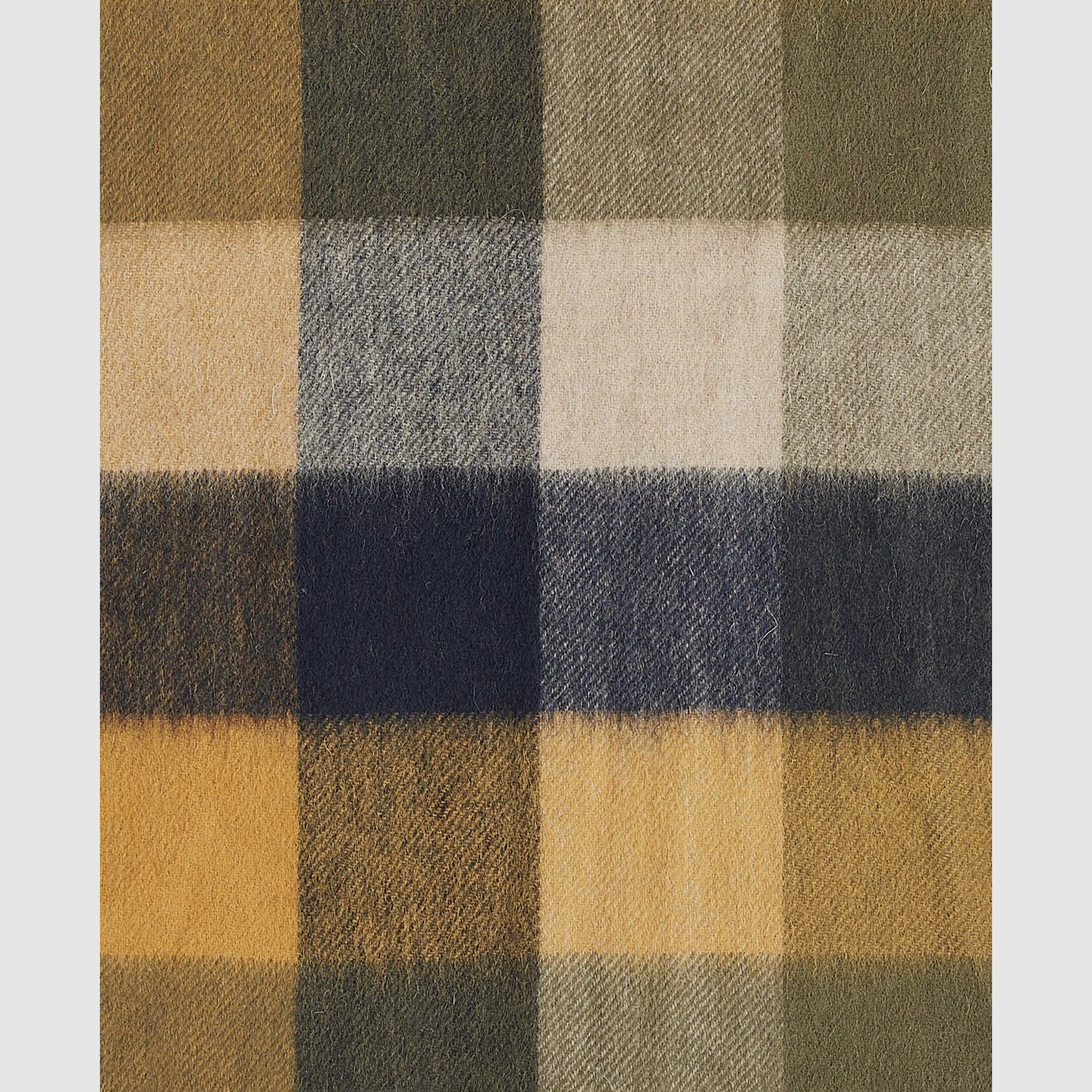 Barbour Large Tattersall Scarf made of Lambswool