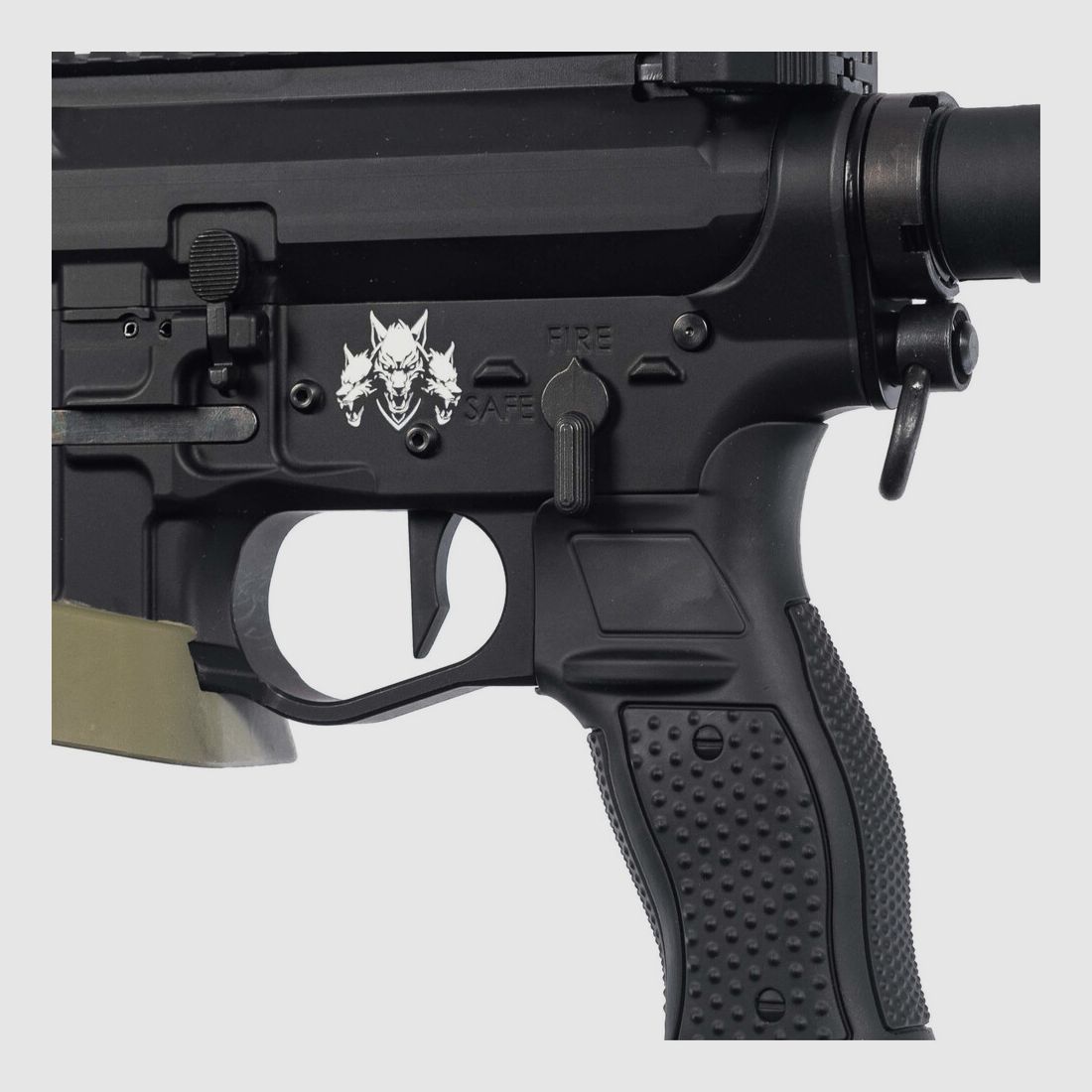 BÜCHSE ADC AR9 KAL. 9X19 9,5" CERBERUS GRÜN, Bild 3 von 6