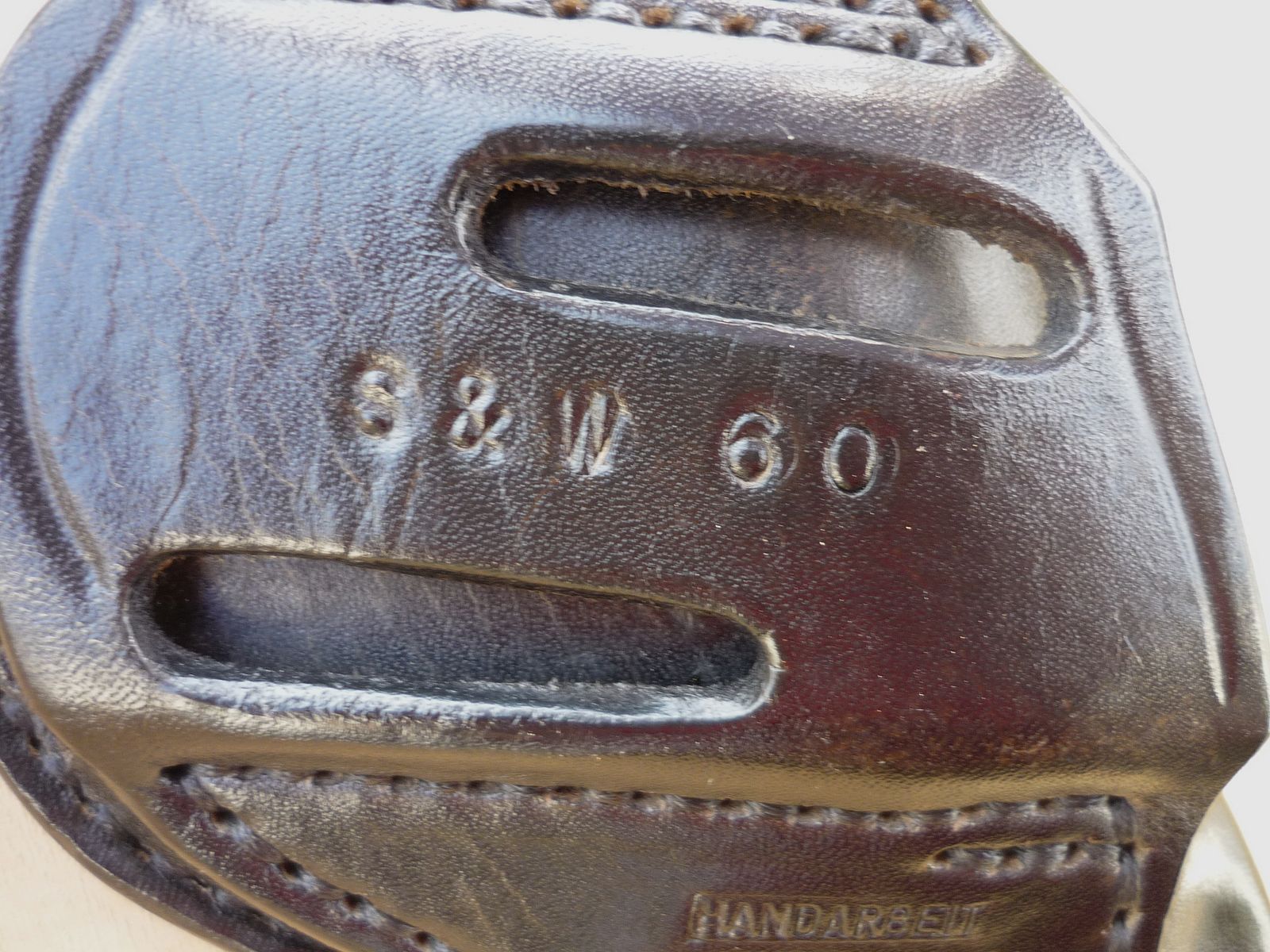 Holster HKDesign Art. Nr. 002 : petit holster simple avec sangle de sécurité - pour : RG 56 / 59. S&W 60, RG 300, Reck 65 - tous pour gauchers - voir photos