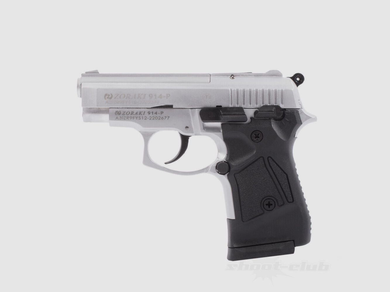 Zoraki Zoraki 914 matt chrom 9 mm PAK
